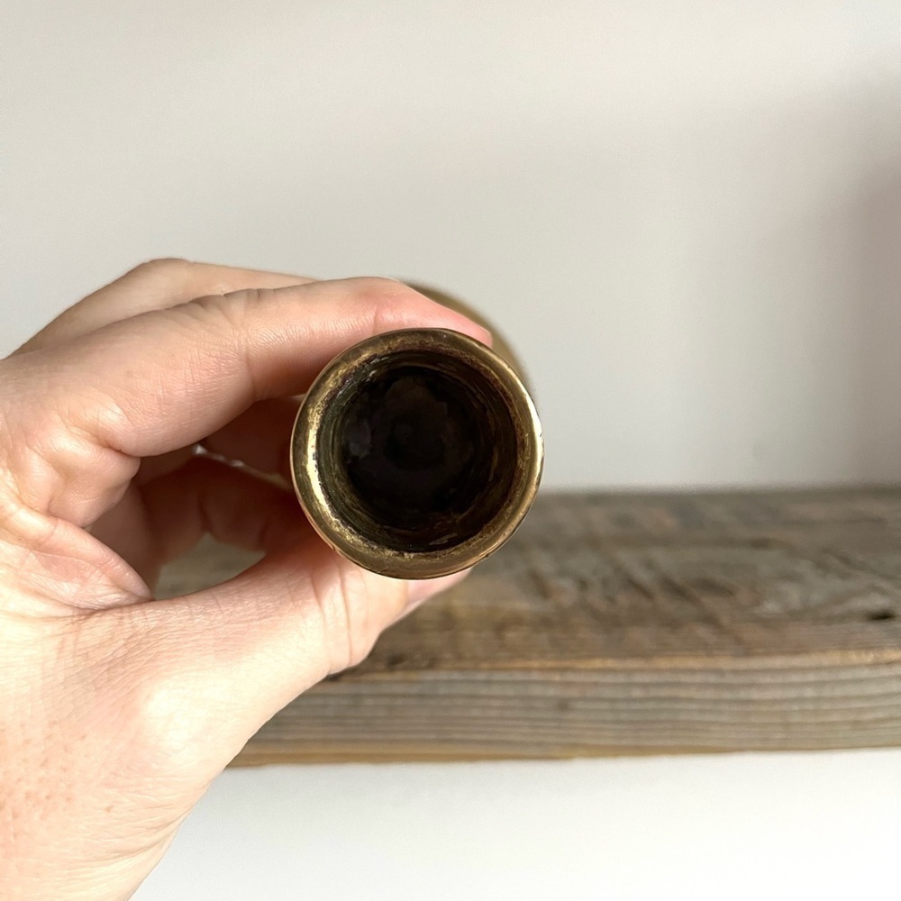 Brass candlestick 6” - Picture 5 of 5